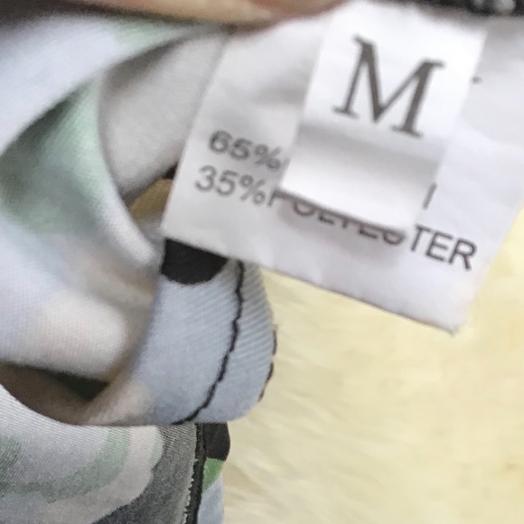 Short Sleeve Camo Army Shirt, size M - Picture 3 of 5